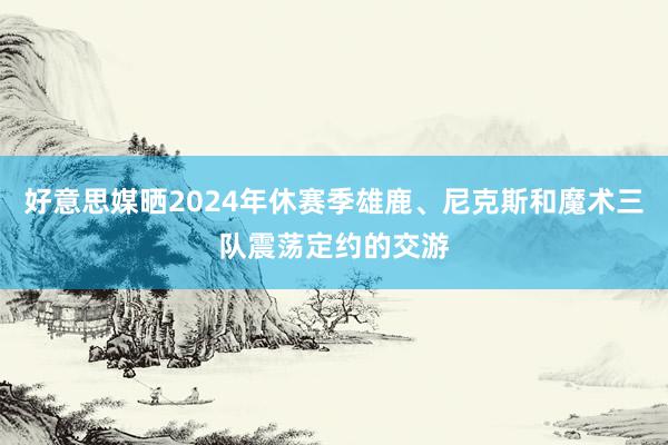 好意思媒晒2024年休赛季雄鹿、尼克斯和魔术三队震荡定约的交游