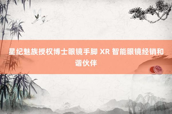 星纪魅族授权博士眼镜手脚 XR 智能眼镜经销和谐伙伴